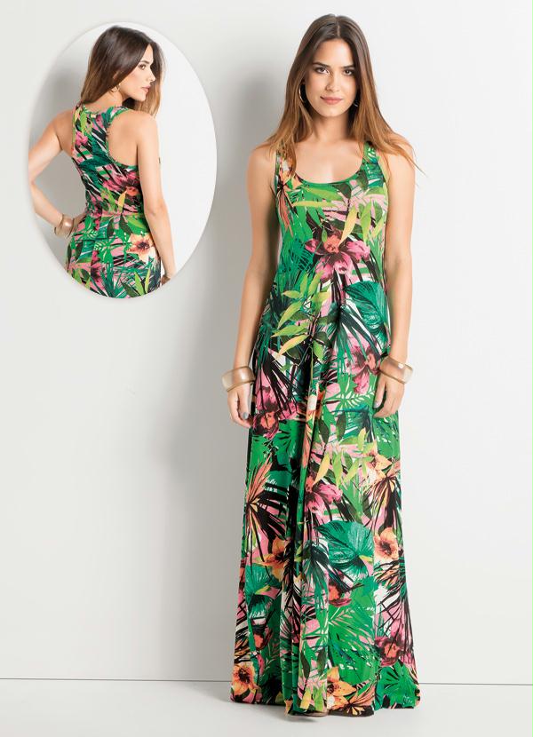 vestidos estampas tropicais