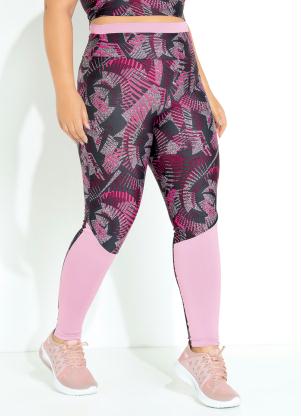 Legging (Abstrato) com Recortes Sawary Fitness Legging (Abstrato) com Recortes Sawary Fitness
