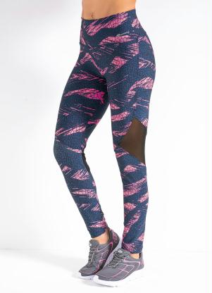 Legging (Animal Print Abstrata) Sawary Fitness