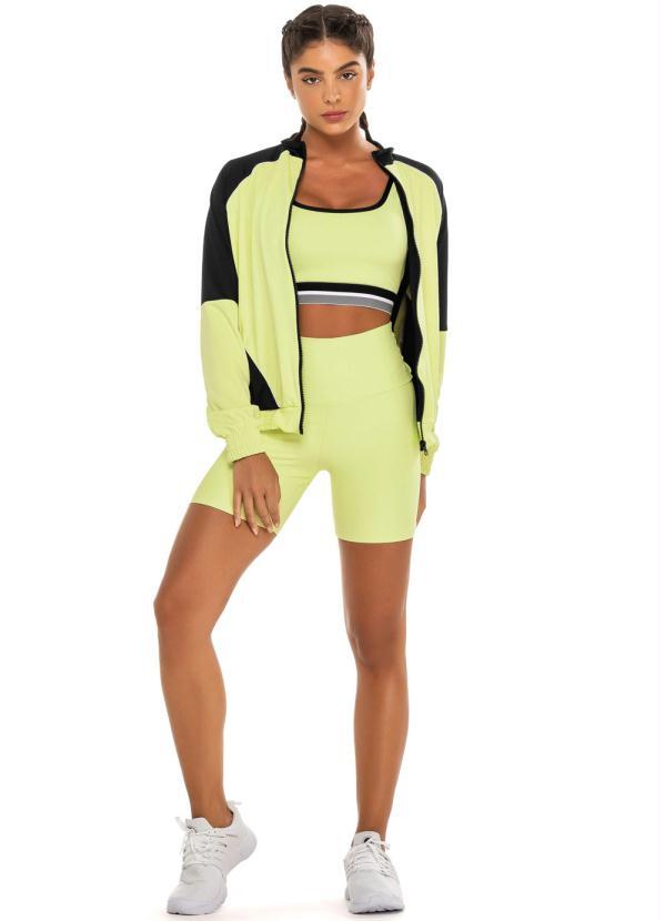 shorts verde limao