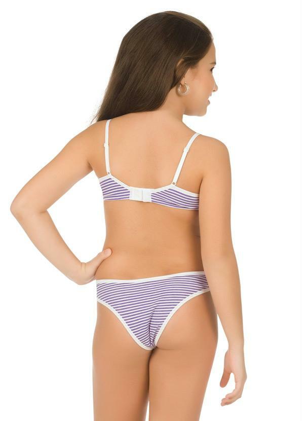 Biquini Juvenil Estampado Queima De Estoque