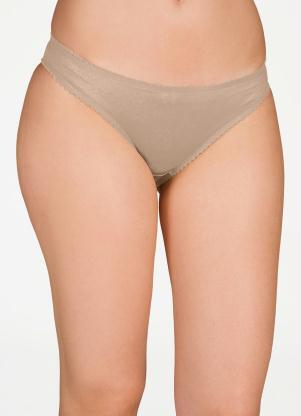 Calcinha com Enchimento de Espuma no Bumbum (Bege) Calcinha com Enchimento de Espuma no Bumbum (Bege)