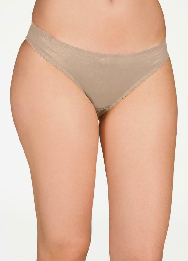 Calcinha com Enchimento de Espuma no Bumbum (Bege) Calcinha com Enchimento de Espuma no Bumbum (Bege)