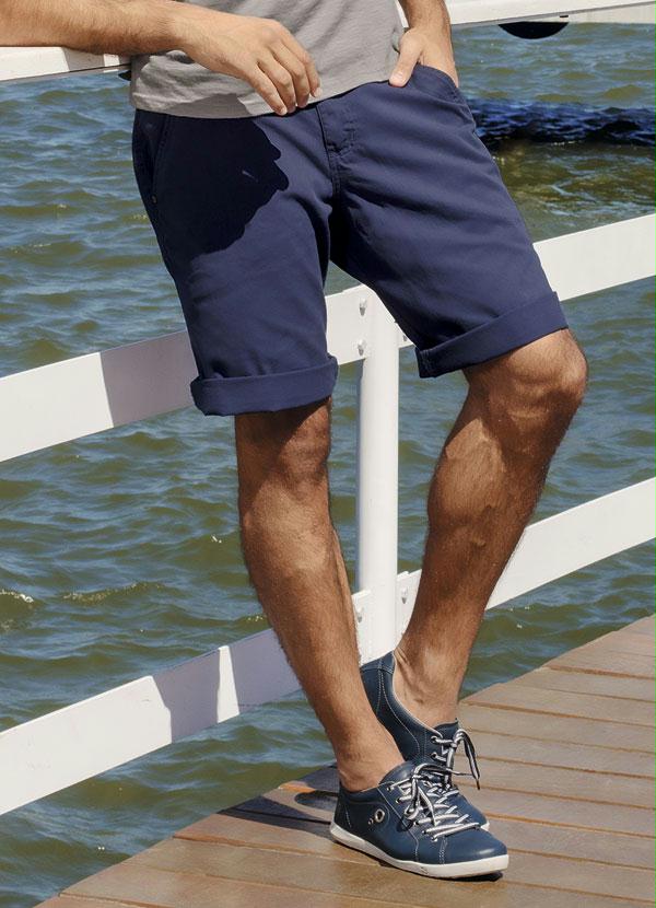 bermuda azul marinho masculina