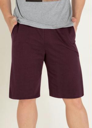 Bermuda com Bolsos (Bordo) Bermuda com Bolsos (Bordo)