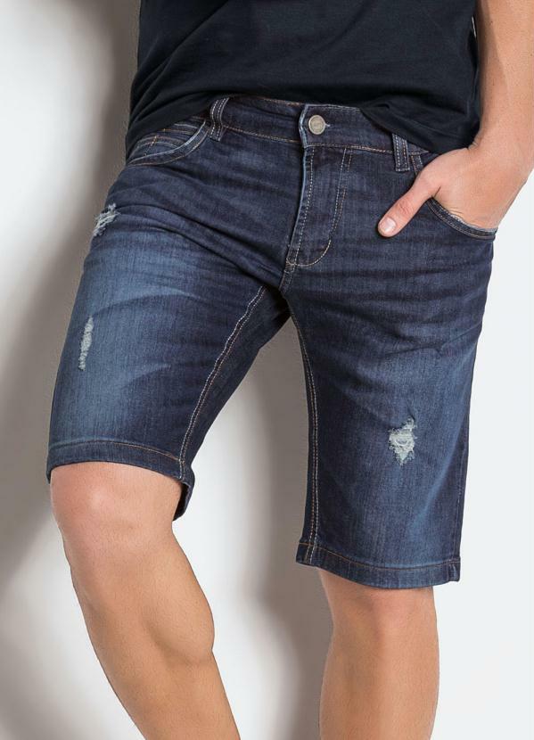 bermuda jeans masculina sawary