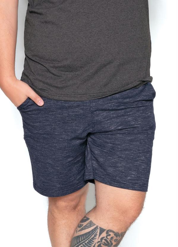 Bermuda (Marinho) com C�s Ajust�vel Plus Size