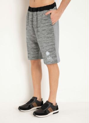 Bermuda (Mescla) com Bolsos e Estampa Bermuda (Mescla) com Bolsos e Estampa