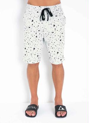 Bermuda (Mescla) com Respingos e Bolsos