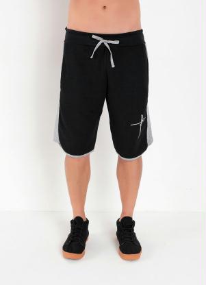 Bermuda (Preta) com Bolsos Funcionais