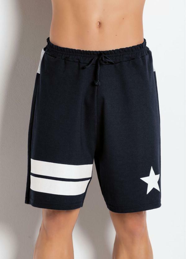 short preto com branco