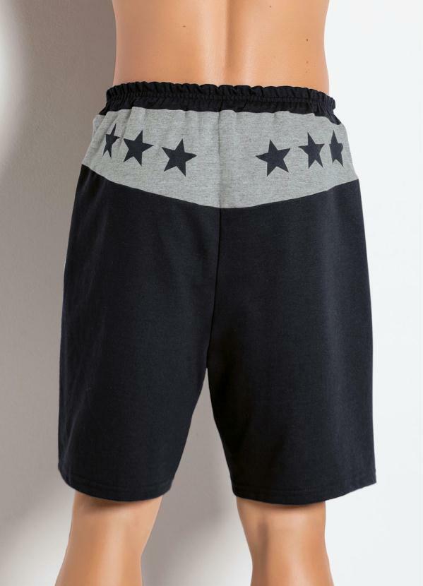 short preto com branco