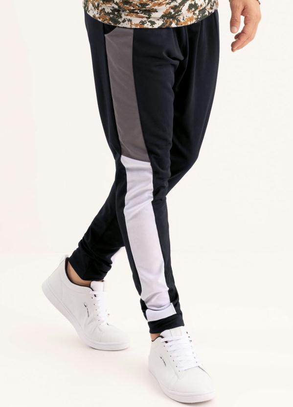 Cal�a (Preta) Jogger com Bolsos