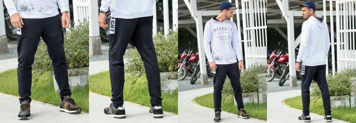 Cal�a com Estampa Alright Preta