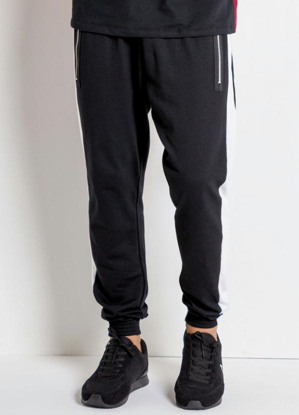 calça jogger com ziper