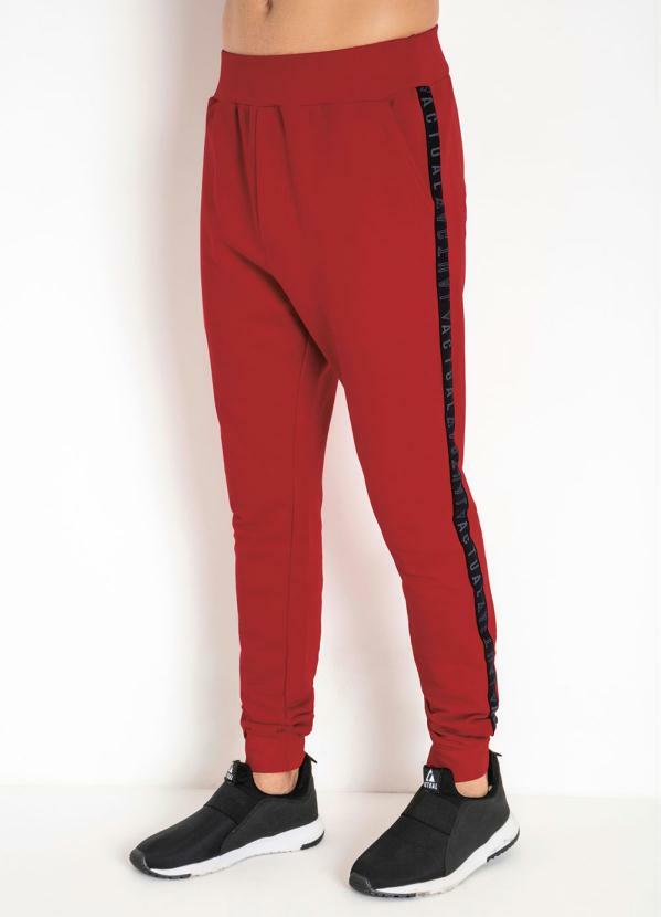 Cal�a (Vermelha) com Cadar�o nas Laterais