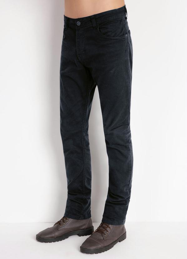 Cal�a Reta (Preta) com Bolsos Funcionais