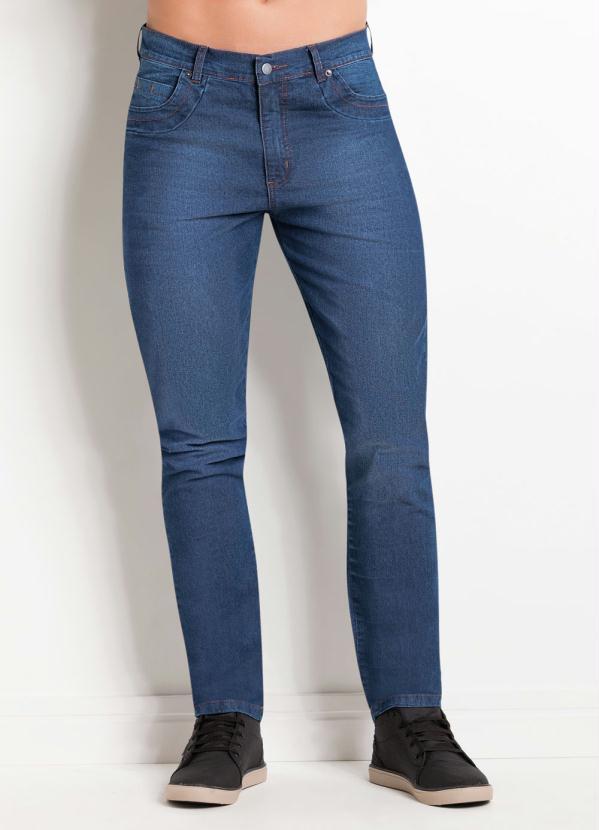 jeans azul masculino