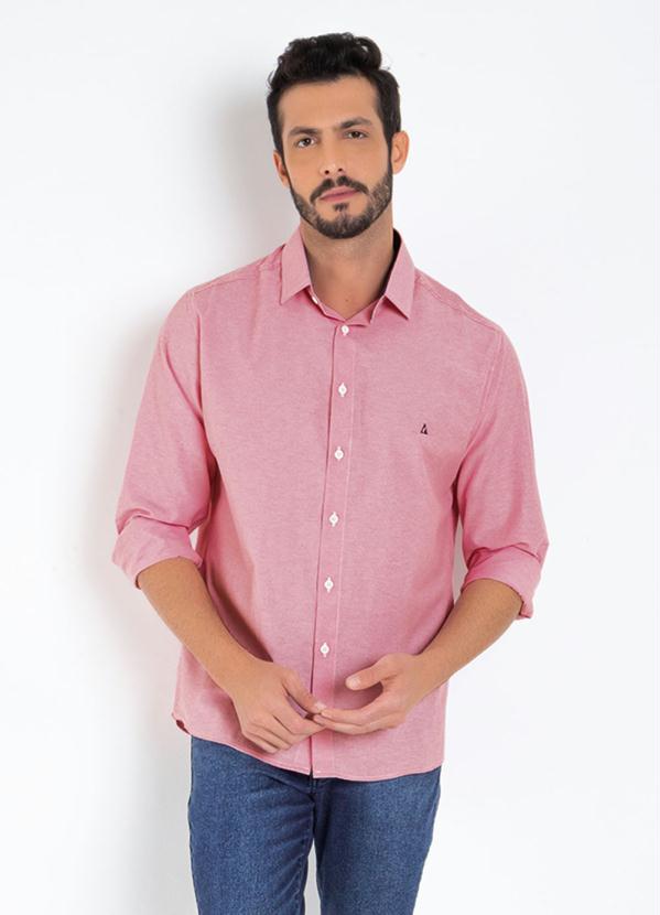 Camisa (Listras Vermelha) com Mangas Longas Camisa (Listras Vermelha) com Mangas Longas