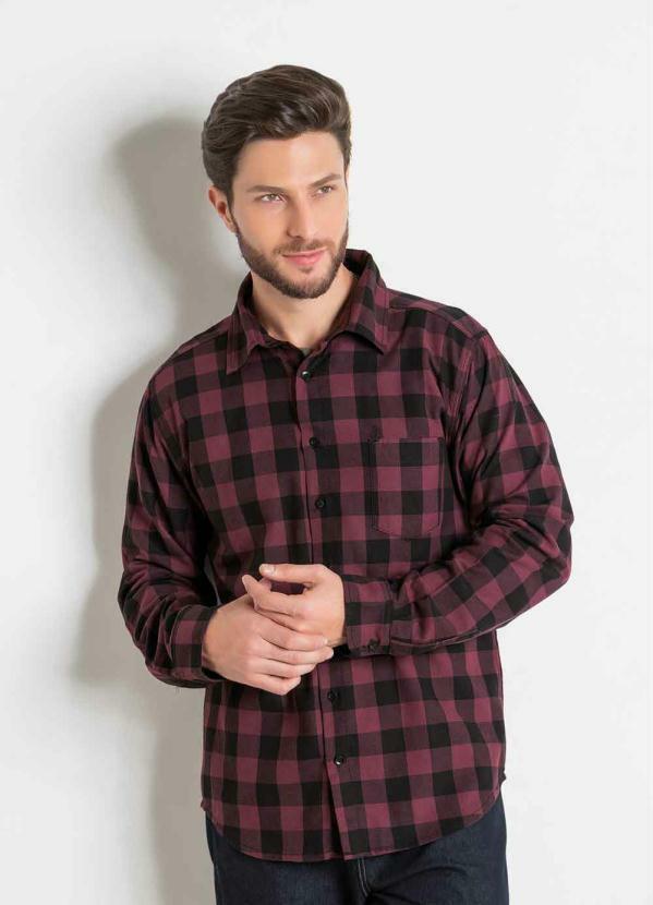 camisa xadrez em flanela