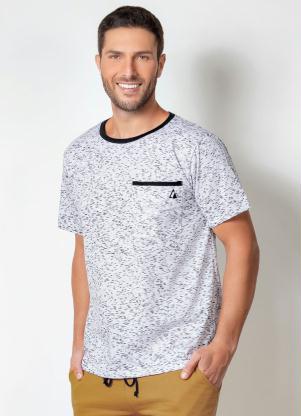 Camiseta Actual (Branca) com Bolso Camiseta Actual (Branca) com Bolso