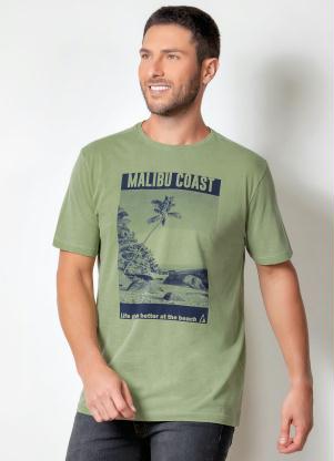 Camiseta Actual (Verde) com Estampa na Frente