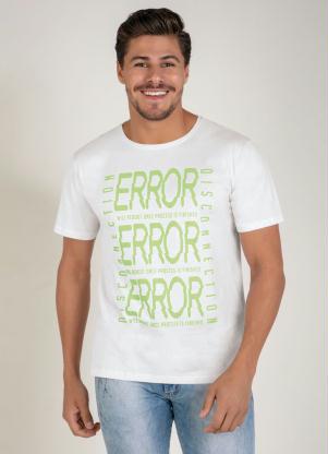 Camiseta (Branca) com Estampa Frontal