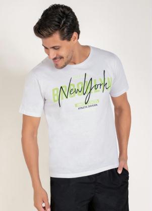 Camiseta (Branca) com Estampa Localizada na Frente