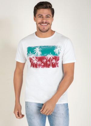 Camiseta (Branca) com Estampa na Frente