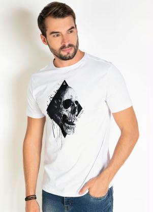 Camiseta (Branca) com Estampa na Frente Camiseta (Branca) com Estampa na Frente