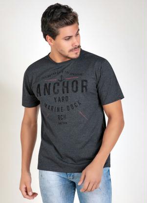 Camiseta (Chumbo) com Mangas Curtas Camiseta (Chumbo) com Mangas Curtas