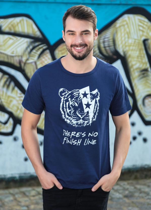 camiseta estampa de tigre
