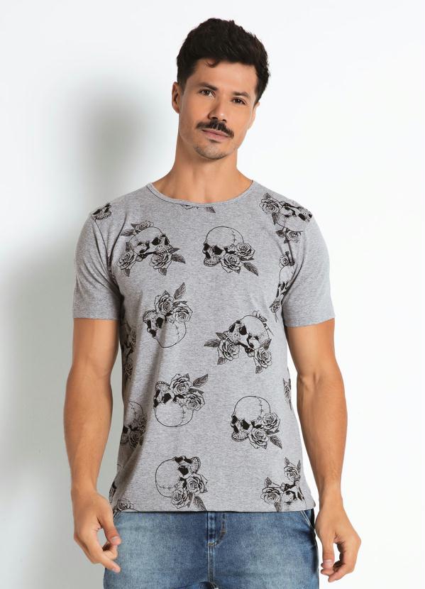 Camiseta (Mescla) Manga Curta