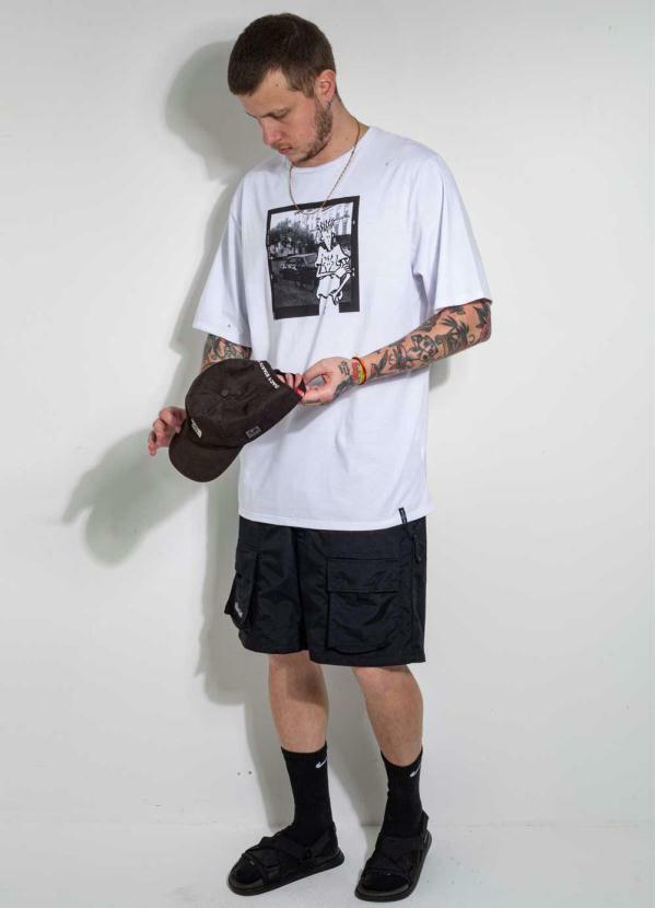 camiseta oversized vans