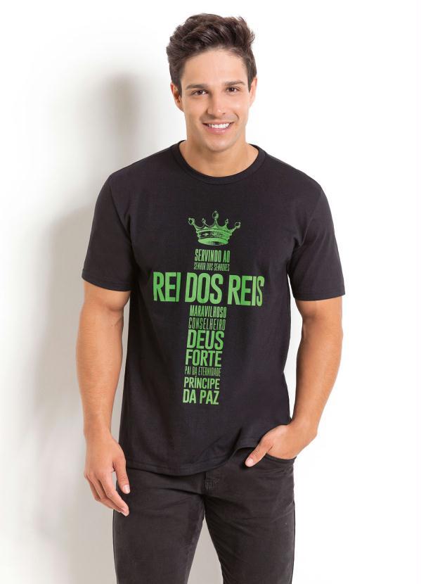 camiseta com estampa de cruz