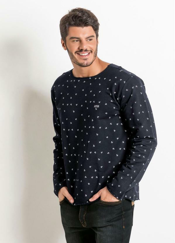 Casaco de Moletom (Preto e Âncora) Casaco de Moletom (Preto e Âncora)