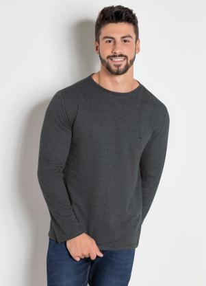 Casaco de Moletom (Preto Mescla)