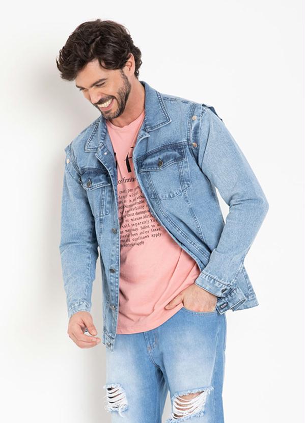 Jaqueta (Jeans) com Duas Formas de Uso