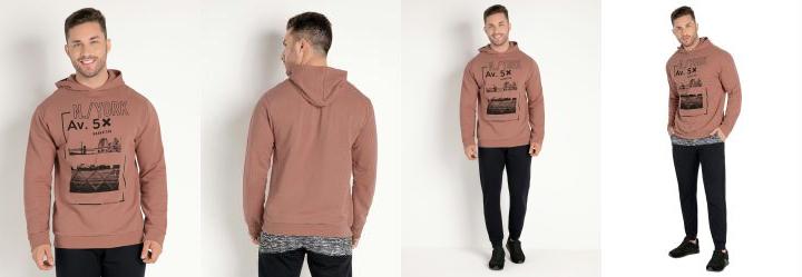 Casaco Marrom com Touca