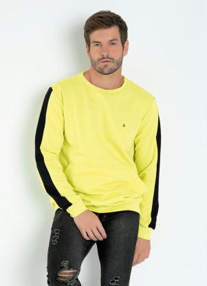 Casaco (Verde Lima e Preta) com Recorte nas Mangas