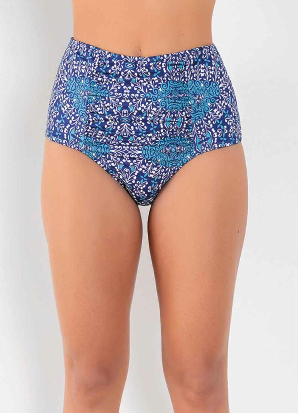 Calcinha Biqu�ni (Mandala) com Recorte e Franzido