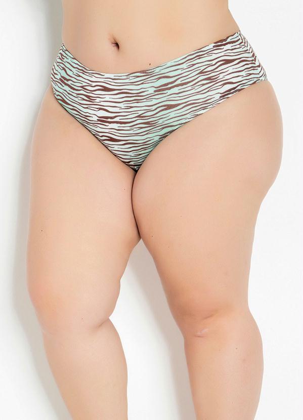 Calcinha Biquíni Plus Size (Zebra) com Elástico Calcinha Biquíni Plus Size (Zebra) com Elástico