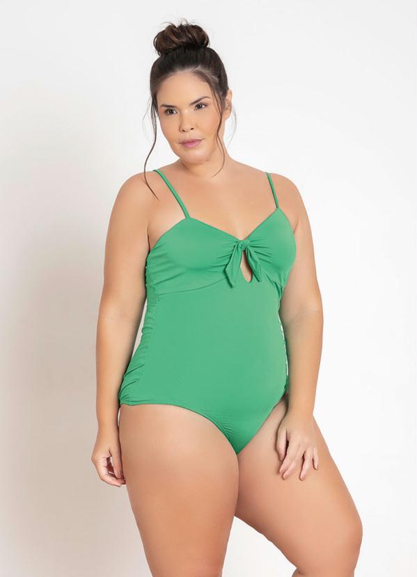 Mai� Plus Size (Verde) com La�o