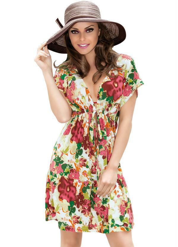 Saidas de praia estampadas Clearance