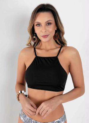 Busto Biqu�ni (Preto) com El�stico