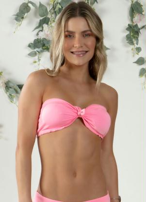 Busto Biqu�ni (Rosa) com Amarra��o