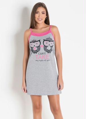 Camisola (Mescla) de Al�as Finas com Estampa