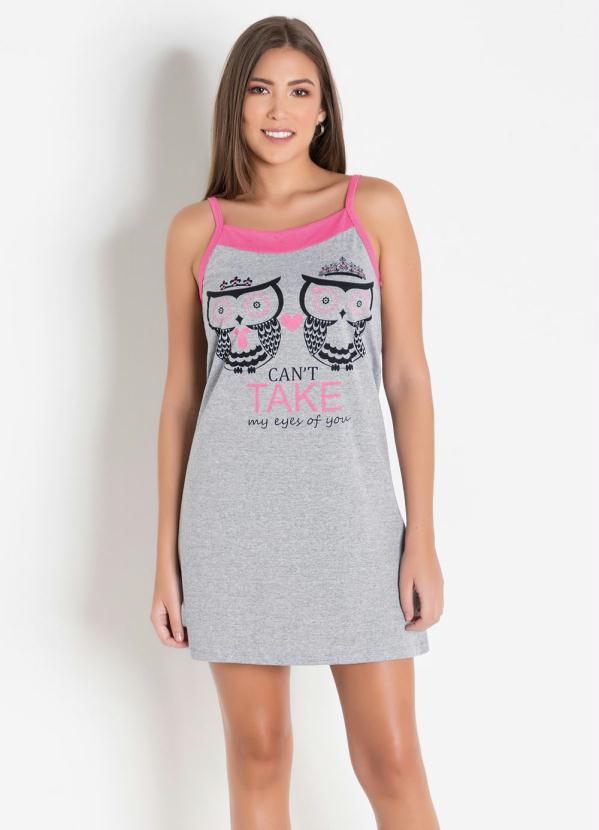 Camisola (Mescla) de Al�as Finas com Estampa