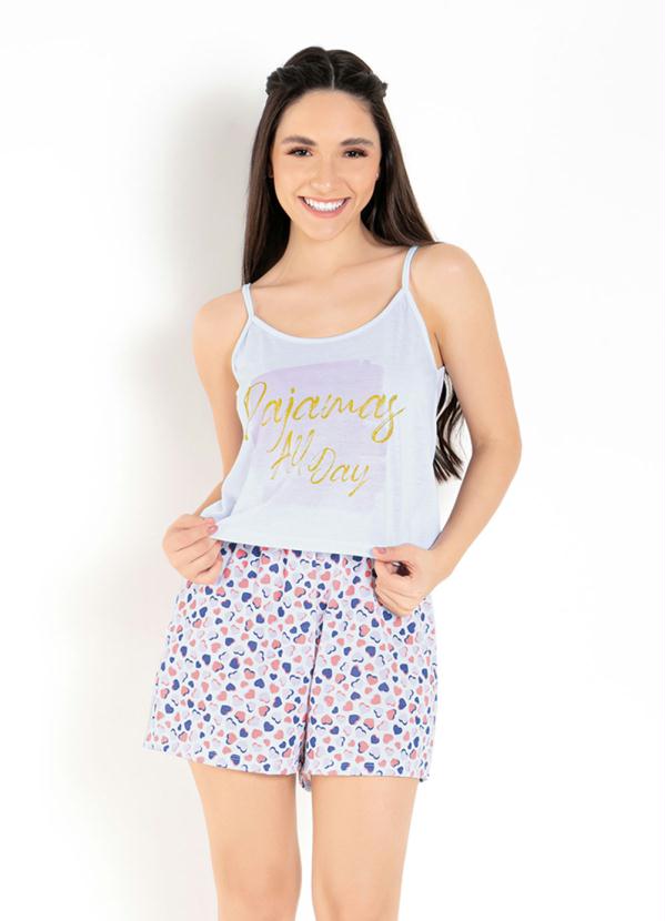 pijama short mujer