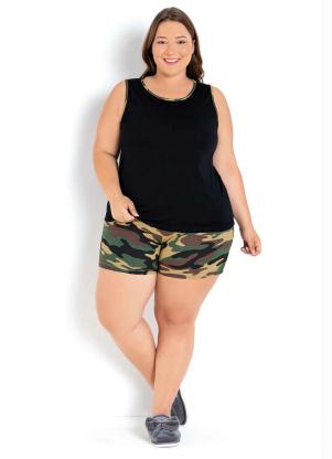Pijama Regata Friso Contrastante (Camuflado)